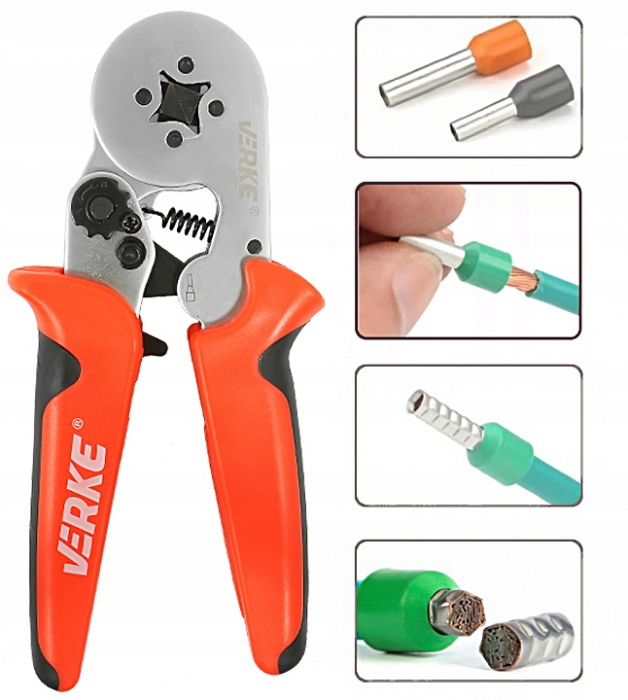 Cleste pentru decablat si sertizat cabluri pini 0.25-10mm (V86528) [2]