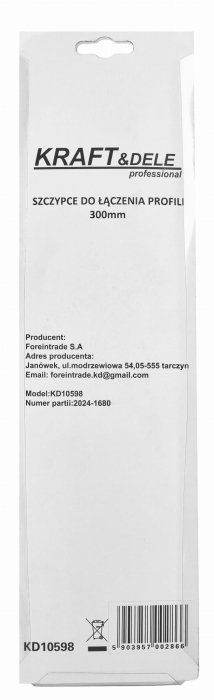 Cleste pentru imbinat profile inbinari conectari 300mm (KD10598) [10]