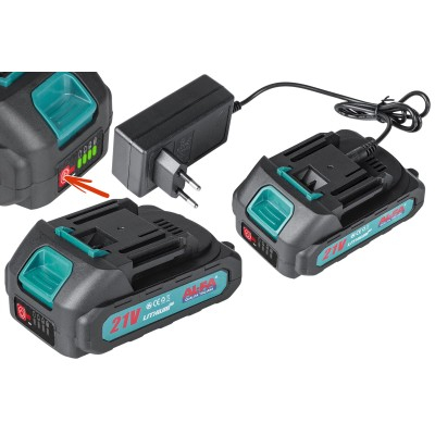 Coasa si trimmer pe acumulator 21V 2Ah cu 10000 rpm si latime de taiere 150 mm (ALCGT2B-21V) [10]