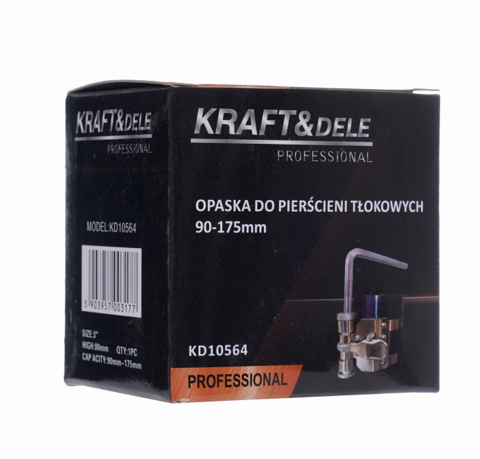 Colier dispozitiv montare segmenti piston 90–175 mm, (KD10564) [6]