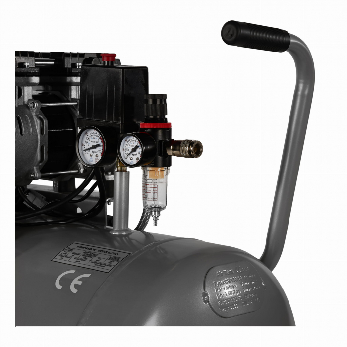 Compresor aer 100L fara ulei silentios 2x1500W 585 Lmin (KD1398) [5]