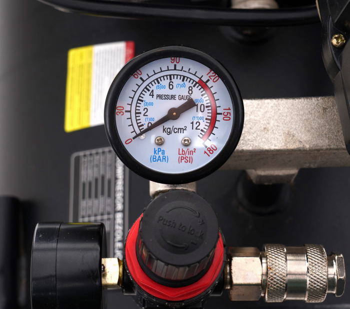 Compresor aer 100L fara ulei silentios 2x1500W 585 L/min (KD1387) [9]