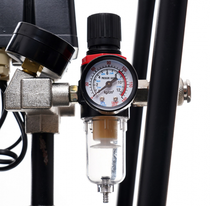 Compresor aer 100L fara ulei silentios 2x1500W 585 L/min (KD1387) [11]