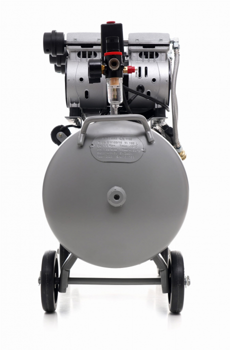 Compresor aer 100L fara ulei silentios 3x1500W 911 L/min (KD1397) [9]