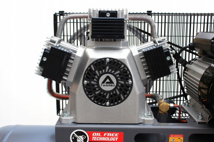Compresor aer 200L 10BAR fara ulei 911Lmin 3500W 4.8CP (TA3395) [6]