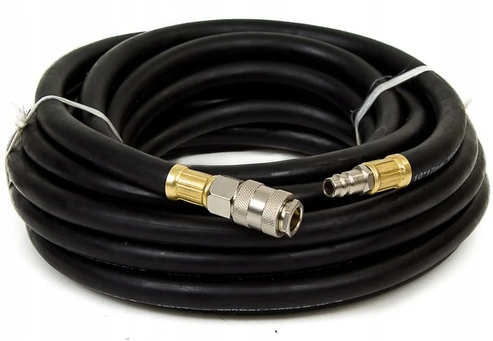 Compresor aer 200l 10bar fara ulei  + furtun cauciuc pneumatic compresor aer 20m + masina aparat pneumatic tencuit pereti cu 8 duze  (TA3395+KD1467+TA1472) [9]