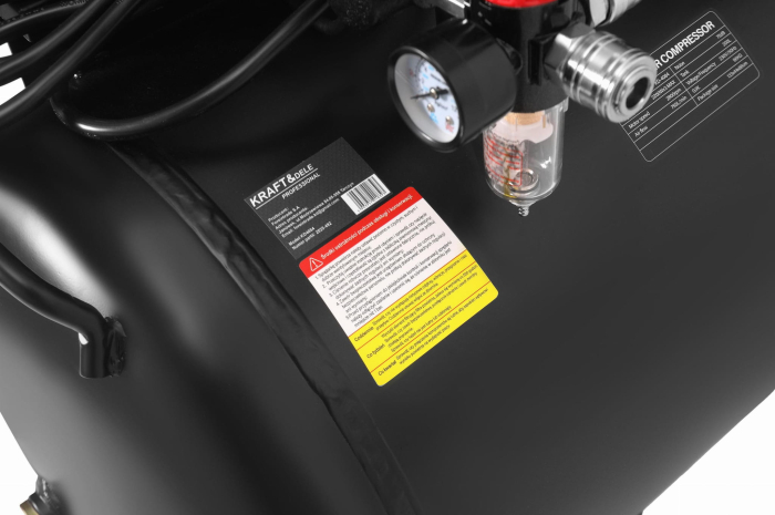 Compresor aer 200L fara ulei silentios 3x2200W 750L/min (KD4084) [17]