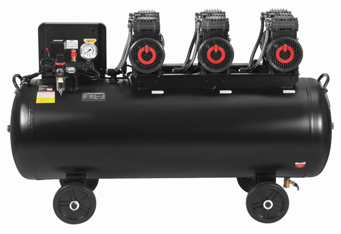 Compresor aer 200L fara ulei silentios 3x2200W 750L/min (KD4084) [5]