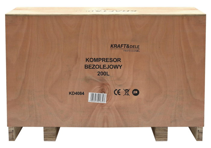 Compresor aer 200L fara ulei silentios 3x2200W 750L/min (KD4084) [20]