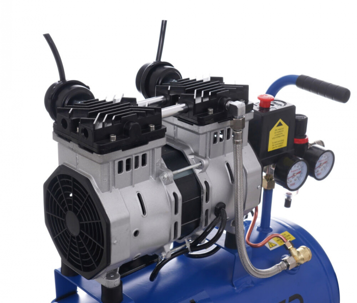 Compresor aer 24L fara ulei silentios 1100kW 218L min  (TA383) [8]