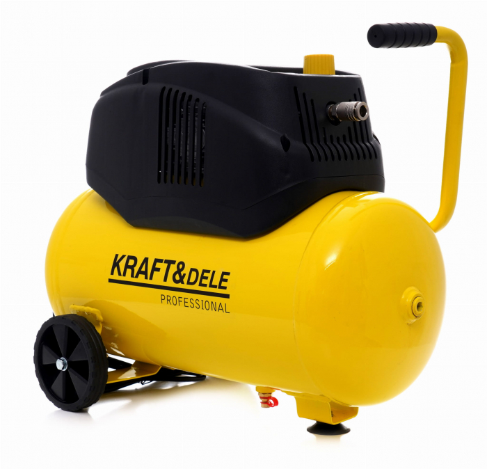 Compresor aer 24L fara ulei silentios 1100W 180 L/min (KD1416) [1]