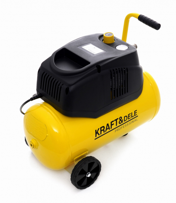 Compresor aer 24L fara ulei silentios 1100W 180 L/min (KD1416) [7]