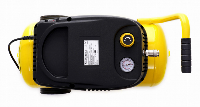 Compresor aer 24L fara ulei silentios 1100W 180 L/min (KD1416) [4]
