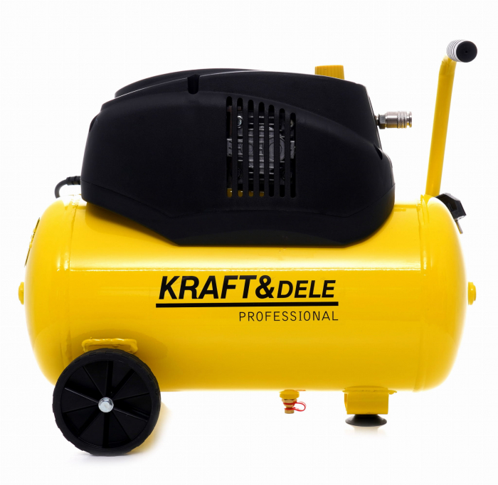 Compresor aer 24L fara ulei silentios 1100W 180 L/min (KD1416) [3]