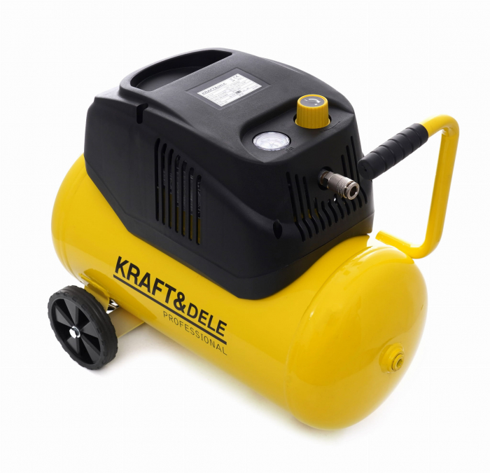 Compresor aer 24L fara ulei silentios 1100W 180 L/min (KD1416) [5]