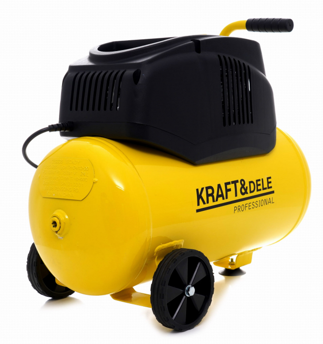 Compresor aer 24L fara ulei silentios 1100W 180 L/min (KD1416) [2]