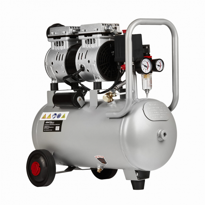 Compresor aer 24L fara ulei silentios 1200W 220 L/min (KD1395) [5]