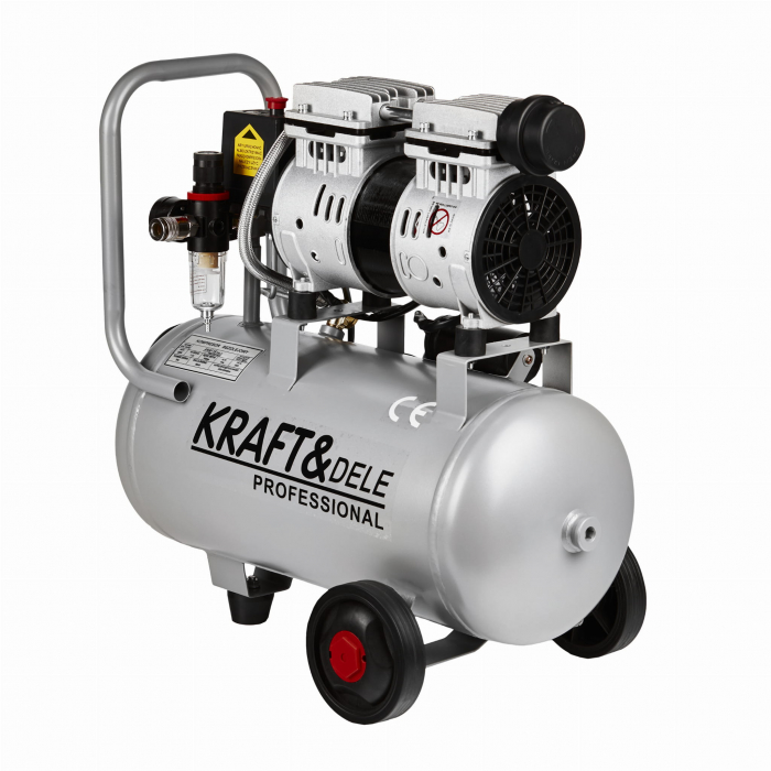 Compresor aer 24L fara ulei silentios 1200W 220 L/min (KD1395) [1]