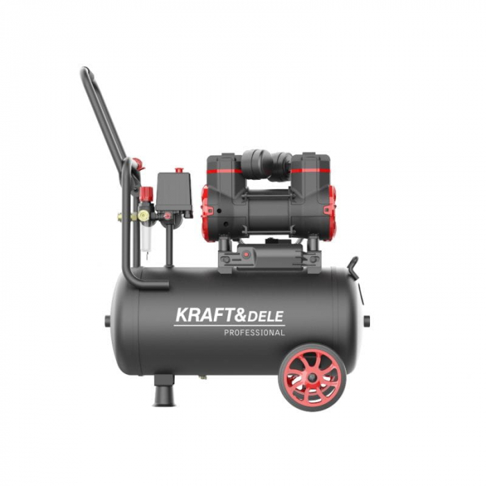 Compresor aer 24L fara ulei silentios 1300W 220 L/min (KD1390) [2]