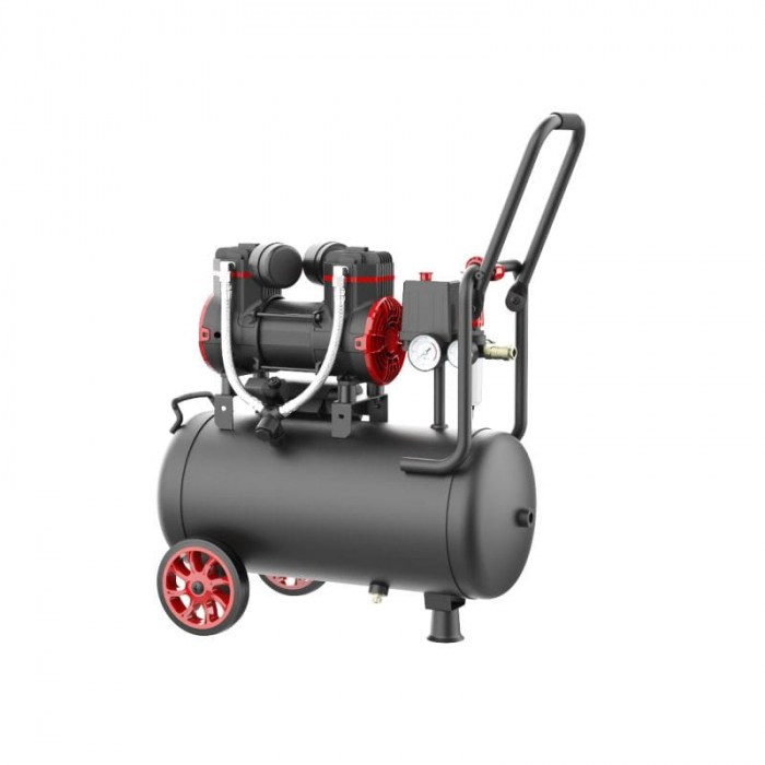 Compresor aer 24L fara ulei silentios 1300W 220 L/min (KD1390) [4]