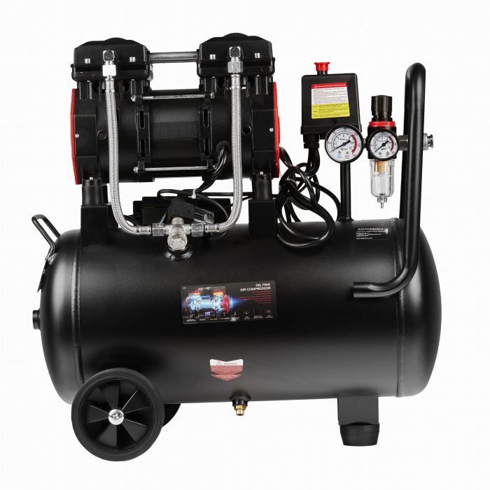 Compresor aer 24L fara ulei silentios 1390W 220 L/min (KD1385) [5]