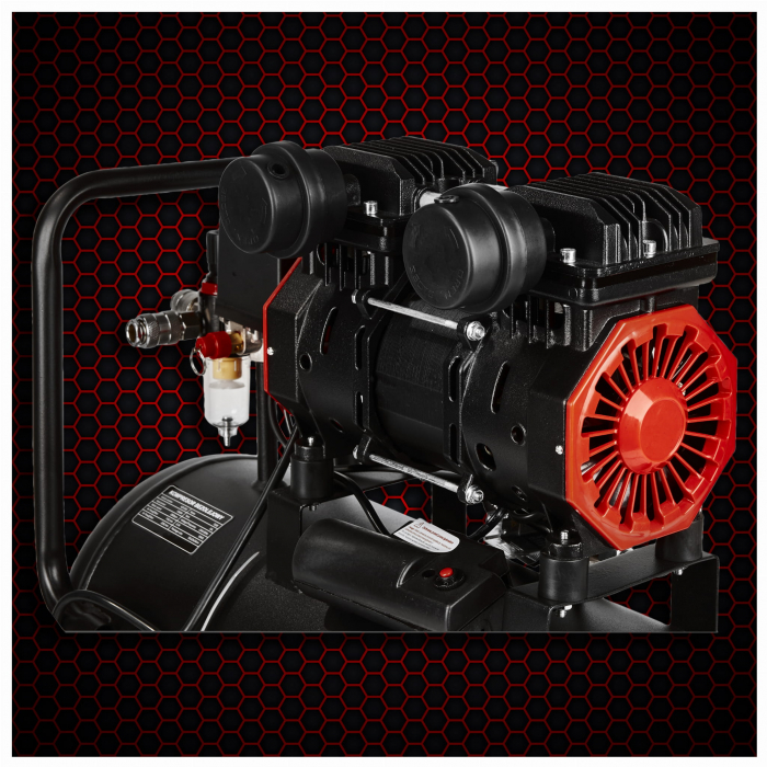 Compresor aer 24L fara ulei silentios 1390W 220 L/min (KD1385) [2]