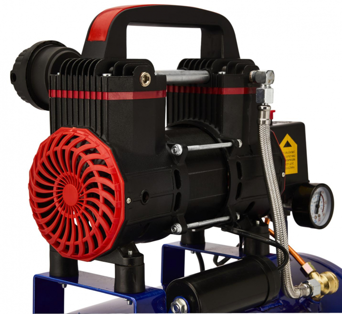 Compresor aer 24L fara ulei silentios 1390W 220 Lmin (KD2128) [2]