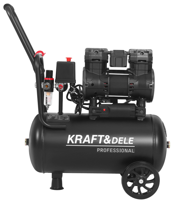 Compresor aer 24L fara ulei silentios 1450W 249 Lmin (KD4081) [2]