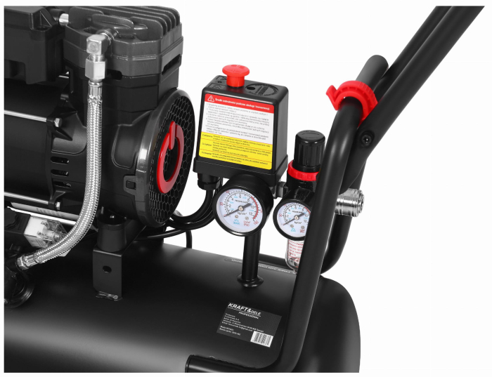 Compresor aer 24L fara ulei silentios 1450W 249 Lmin (KD4081) [12]