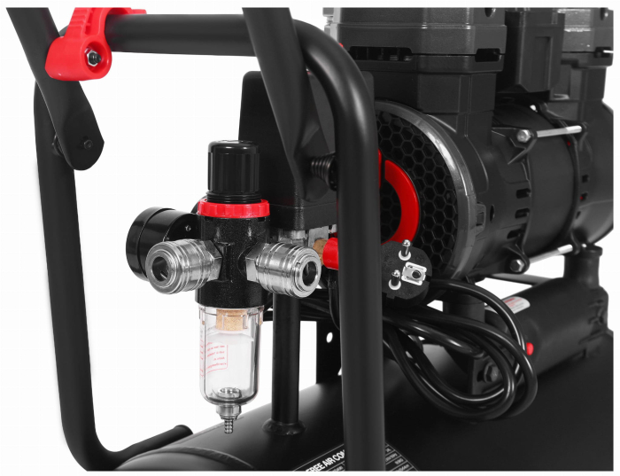 Compresor aer 24L fara ulei silentios 1450W 249 Lmin (KD4081) [11]