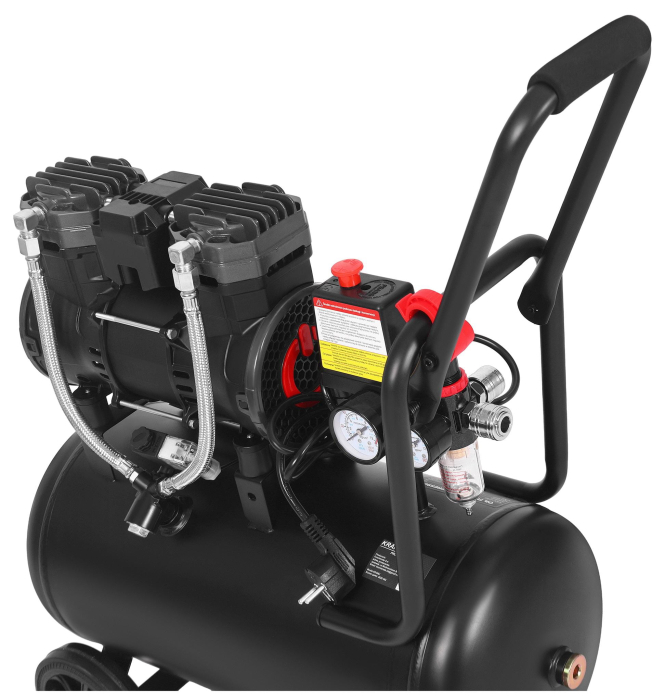 Compresor aer 24L fara ulei silentios 1450W 249 Lmin (KD4081) [16]