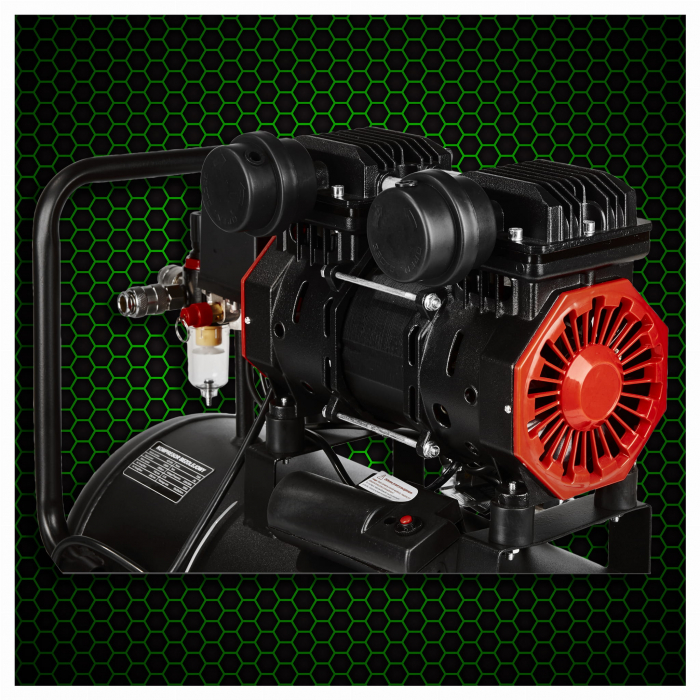 Compresor aer 50L fara ulei silentios 1500W 290 L/min (KD1391) [2]