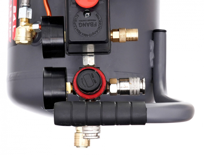 Compresor aer 24L fara ulei silentios 1750W 218 L/min (TA3383) [13]