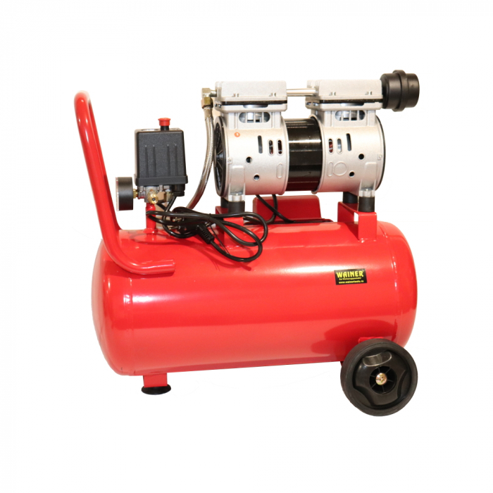 Compresor aer 30L fara ulei silentios 1.8kW 200L min 8bar (AC3) [3]