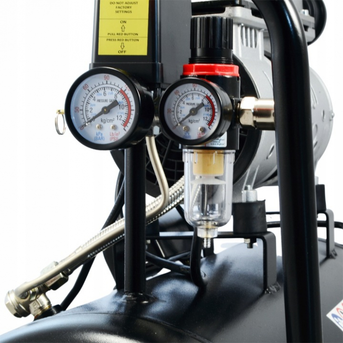Compresor aer 50L 8BAR fara ulei 180Lmin 750W 1CP (12860) [13]