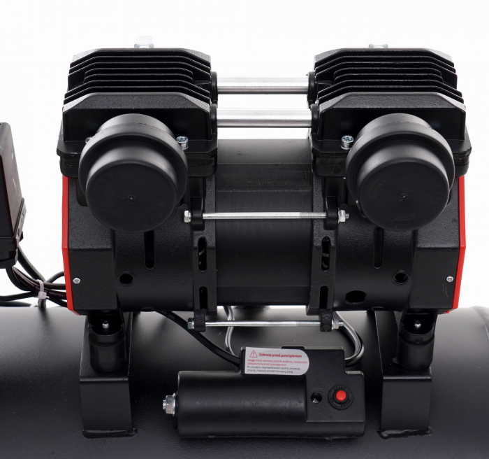 Compresor aer 50L fara ulei silentios 1500W 290 L/min (KD1386) [3]