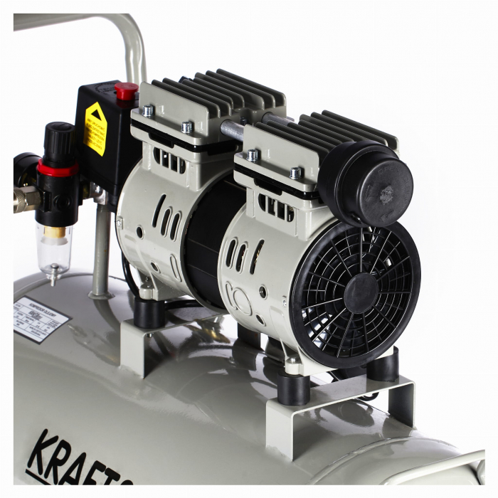 Compresor aer 50L fara ulei silentios 1500W 290 Lmin (KD1396) [6]