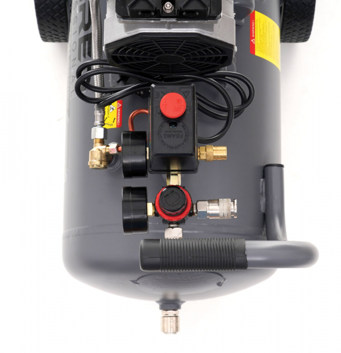 Compresor aer 50L fara ulei silentios 1500W 290L min 10 bar (TA384) [5]