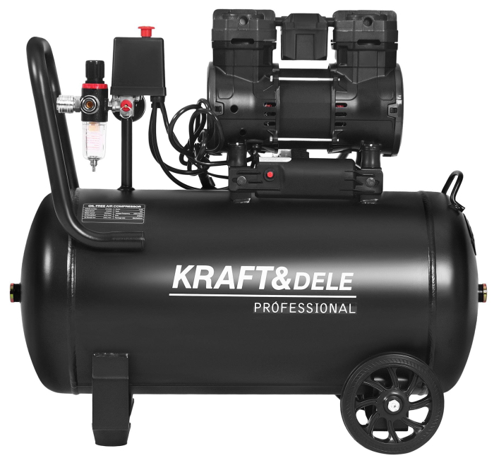 Compresor aer 50L fara ulei silentios 2500W 290 Lmin (KD4082) [2]