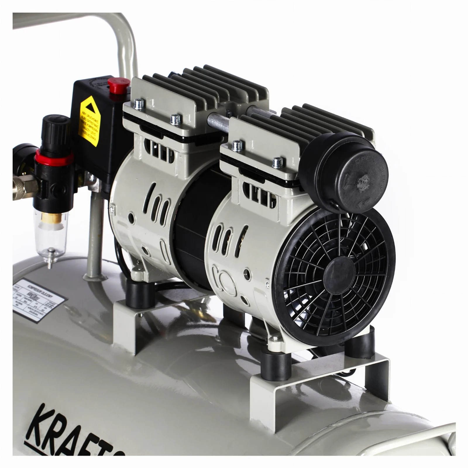 Compresor aer 50l fara ulei silentios + set kit 5 accesorii pneumatice pentru compresor (KD1396+PNEUM5PCS) [6]