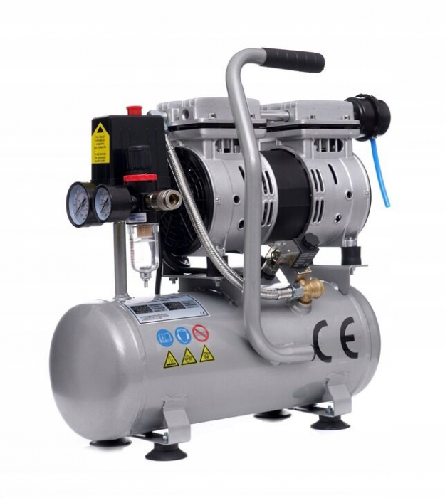 Compresor aer 6L fara ulei silentios 550W 150L min (TA302) [4]