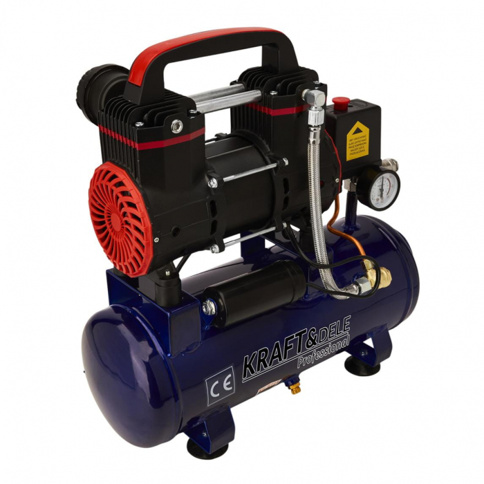 Compresor aer 9L fara ulei silentios 1500W 155 Lmin (KD2127) [16]