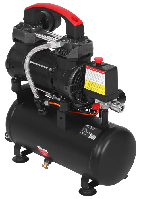 Compresor aer 9L fara ulei silentios 850W 165 Lmin (KD4080) [8]