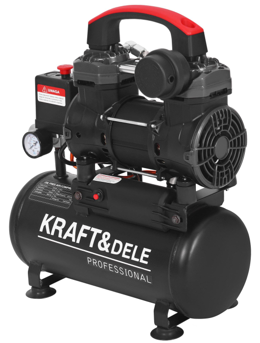Compresor aer 9L fara ulei silentios 850W 165 Lmin (KD4080) [4]