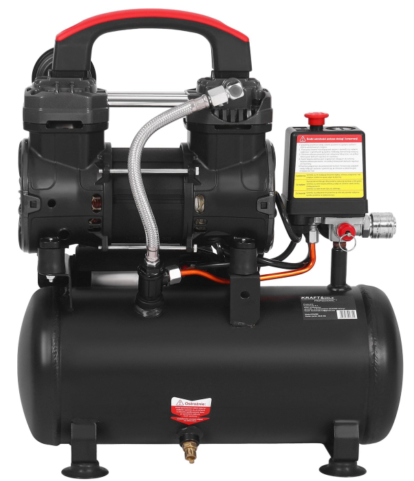 Compresor aer 9L fara ulei silentios 850W 165 Lmin (KD4080) [6]