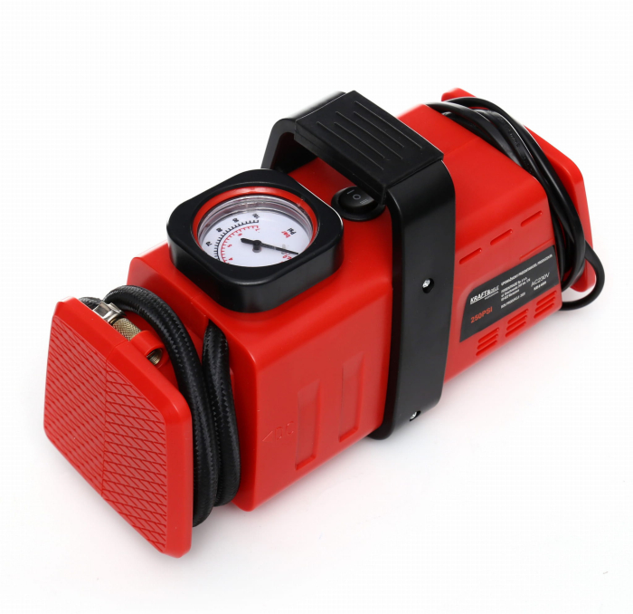 Compresor aer auto manometru DC 12V  220-240 V (KD1489) [2]