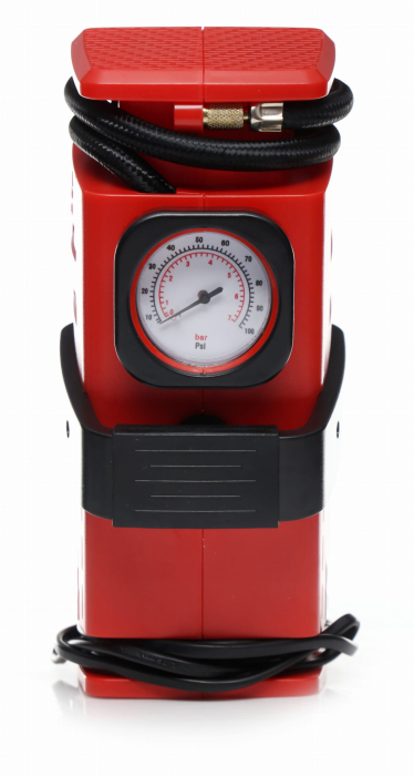 Compresor aer auto manometru DC 12V  220-240 V (KD1489) [3]