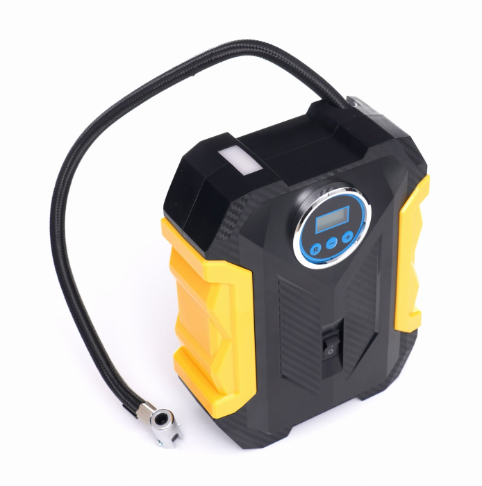 Compresor aer auto manometru digital DC 12V 140W 40 Lmin + adaptoare (KD1487) [6]