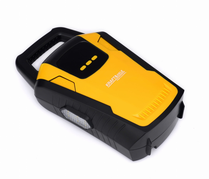 Compresor aer auto manometru digital lampa LED DC 12V 140W 35 Lmin + adaptoare (KD1469) [6]