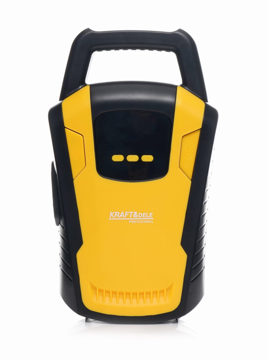 Compresor aer auto manometru digital lampa LED DC 12V 140W 35 Lmin + adaptoare (KD1469) [3]